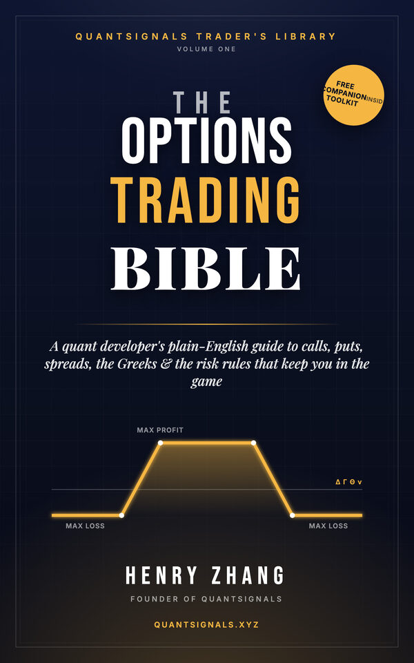 Cover of The Options Trading Bible