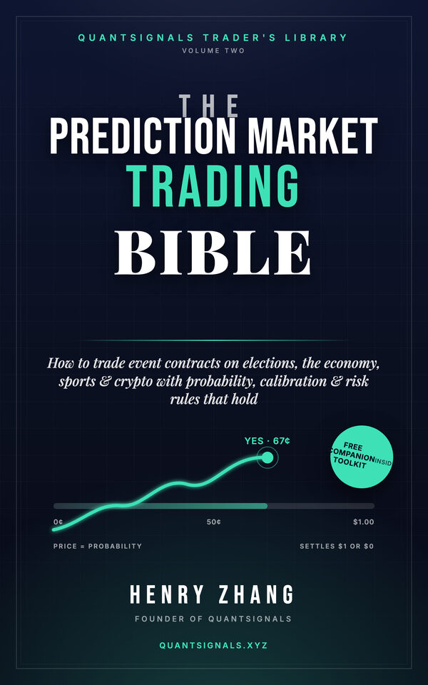 Cover of The Prediction Market Trading Bible